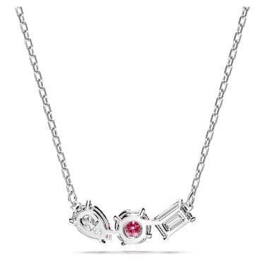 Mesmera Anhänger, Verschiedene Schliffe, Rosa, Rhodiniert - Swarovski, 5668275
