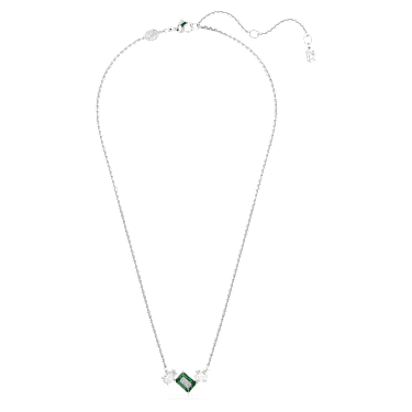 Colgante Mesmera, Tallas mixtas, Verde, Baño de rodio - Swarovski, 5668278