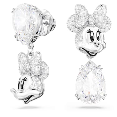 Disney Minnie Mouse ドロップピアス, アシンメトリーデザイン