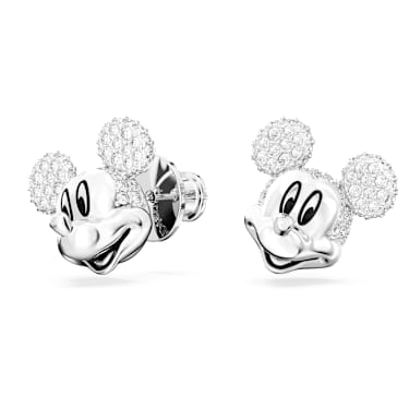 Clous d oreilles Disney Mickey Mouse Blanches M tal rhodi