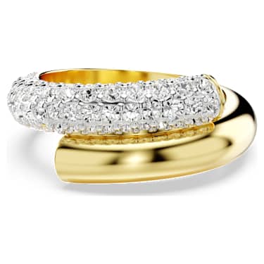Dextera Ring, White, Guldfärgad plätering - Swarovski, 5668812
