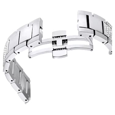 Dextera Lux óra, Svájci gyártmány, Fémszíj, Ezüst tónusú, Rozsdamentes acél - Swarovski, 5668845