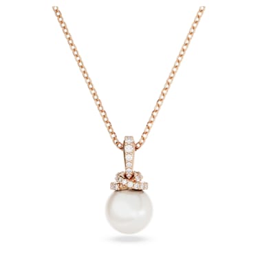 Originally pendant, White, Rose gold-tone plated - Swarovski, 5669523