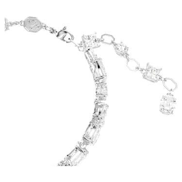 Mesmera 브레이슬릿, 믹스 컷, 화이트, 로듐 플래팅 - Swarovski, 5669927