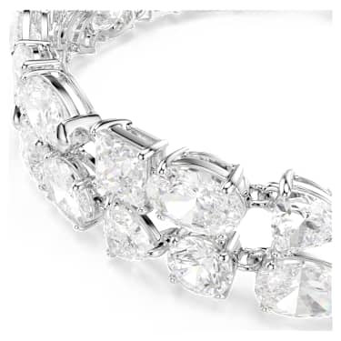 Mesmera 브레이슬릿, 믹스 컷, 화이트, 로듐 플래팅 - Swarovski, 5669927