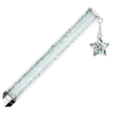 Crystalline 圆珠笔, 星星, 蓝色, 镀铬 - Swarovski, 5669929