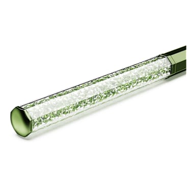 Crystalline 볼포인트 펜, 옥타곤 쉐입, 그린, 그린 래커 처리 - Swarovski, 5669934