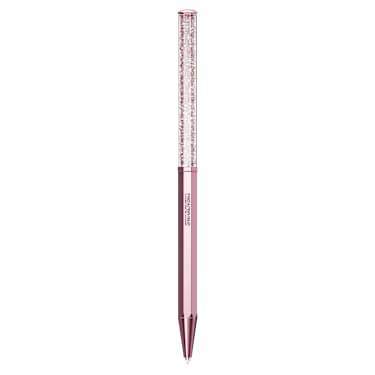 Bolígrafo Crystalline, Forma octagonal, Rosa, Lacado rosa - Swarovski, 5669937