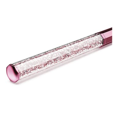 Crystalline ballpoint pen, Octagon shape, Pink, Pink lacquered - Swarovski, 5669937