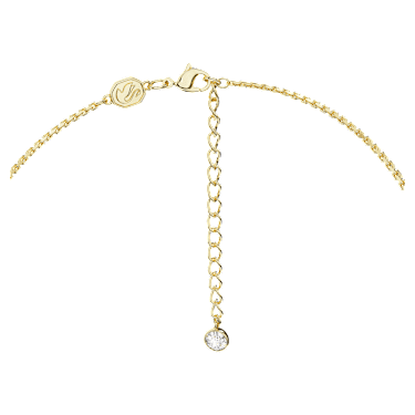 Imber body chain, Mixed cuts, White, Gold-tone plated - Swarovski, 5670555