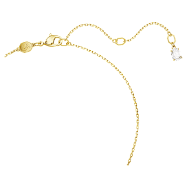 Idyllia Anhänger, Glücksklee, Grün, Goldlegierungsschicht - Swarovski, 5671144