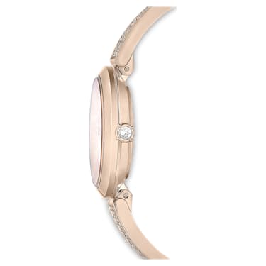 Illumina watch, Swiss Made, Metal bracelet, Gold tone, Champagne gold-tone  finish