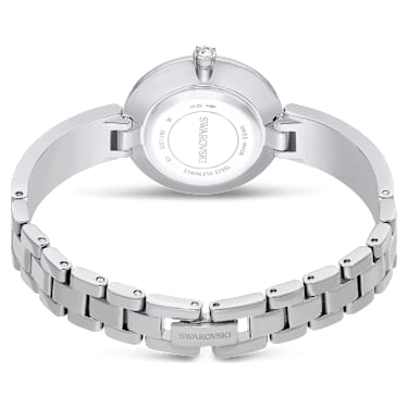 Illumina watch, Swiss Made, Metal bracelet, Silver tone, Stainless steel - Swarovski, 5671205