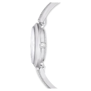 Illumina watch, Swiss Made, Metal bracelet, Silver tone, Stainless steel - Swarovski, 5671205