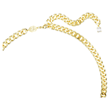 Collier Millenia, Taille octogonale, Vert, Placage de ton or - Swarovski, 5671255