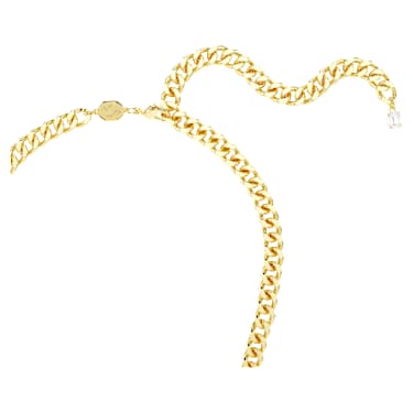 Imber pendant, Octagon cut, Green, Gold-tone plated - Swarovski, 5671583