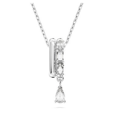 Imber Anhänger, Verschiedene Schliffe, Weiß, Rhodiniert - Swarovski, 5671819