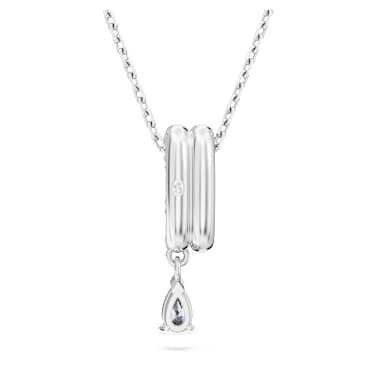 Imber Anhänger, Verschiedene Schliffe, Weiß, Rhodiniert - Swarovski, 5671819