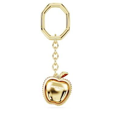 Llavero I LOVE NY, Rojo, Baño tono oro - Swarovski, 5671821