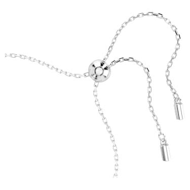 Constella 手链, 椭圆形切割, 蓝色, 镀铑 - Swarovski, 5671895