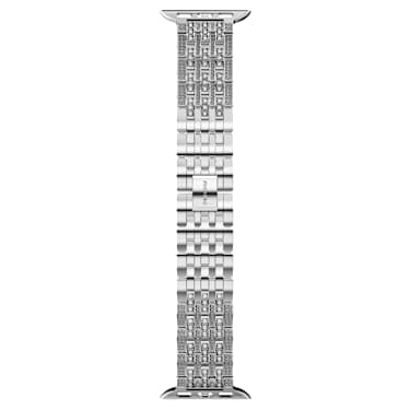 Sparkling princess strap, For Apple Watch® 40 mm & 41mm, Silver Tone, Stainless steel - Swarovski, 5672167