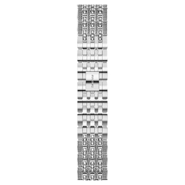 Sparkling princess strap, For Apple Watch® 40 mm & 41mm, Silver Tone, Stainless steel - Swarovski, 5672167