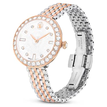 Certa horloge, Swiss Made, Metalen armband, Roségoudkleurig, Gemengde metaalafwerking - Swarovski, 5672971