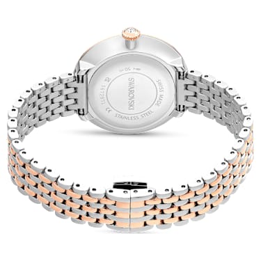 Certa 手錶, 瑞士製造, 金屬手鏈, 玫瑰金色調, 多種金屬潤飾 - Swarovski, 5672971