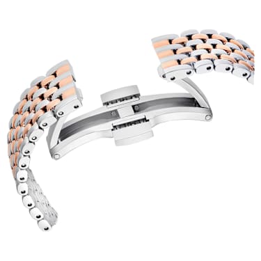 Certa 手錶, 瑞士製造, 金屬手鏈, 玫瑰金色調, 多種金屬潤飾 - Swarovski, 5672971