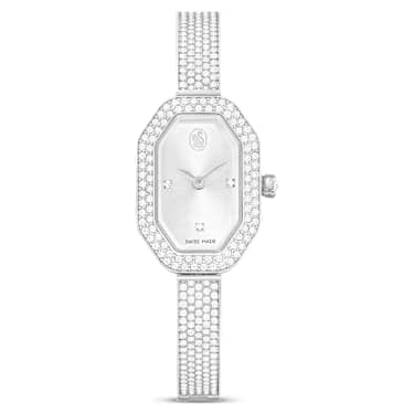 Dextera bangle Saat, İsviçre Üretimi, Metal bileklik, Gümüş Rengi