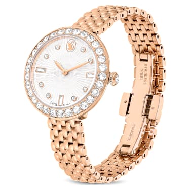 Certa Uhr, Schweizer Produktion, Metallarmband, Roséfarben, Roségoldfarbenes Finish - Swarovski, 5672981