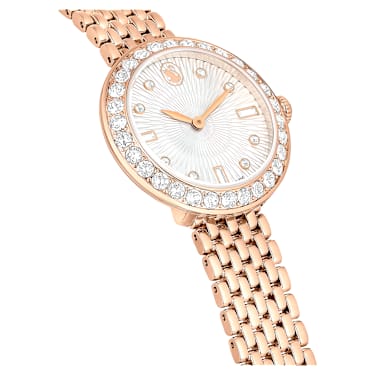 Reloj Certa, Fabricado en Suiza, Brazalete de metal, Tono oro rosa, Acabado tono oro rosa - Swarovski, 5672981
