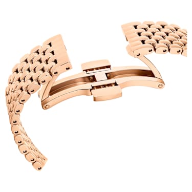Reloj Certa, Fabricado en Suiza, Brazalete de metal, Tono oro rosa, Acabado tono oro rosa - Swarovski, 5672981