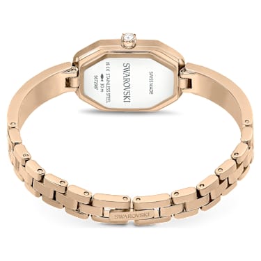 Dextera Bangle Uhr, Schweizer Produktion, Metallarmband, Goldfarben, Champagne-vergoldetes Finish - Swarovski, 5672987