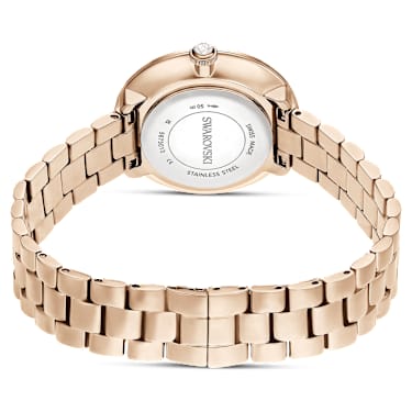 Certa horloge, Swiss Made, Metalen armband, Goudkleurig, Champagnegoudkleurige afwerking - Swarovski, 5673013