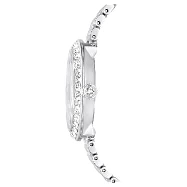 Certa Uhr, Schweizer Produktion, Metallarmband, Silberfarben, Edelstahl - Swarovski, 5673022