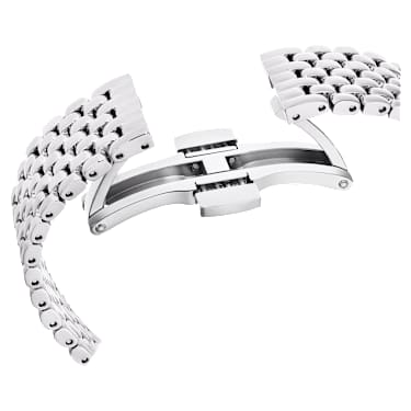 Certa Uhr, Schweizer Produktion, Metallarmband, Silberfarben, Edelstahl - Swarovski, 5673022