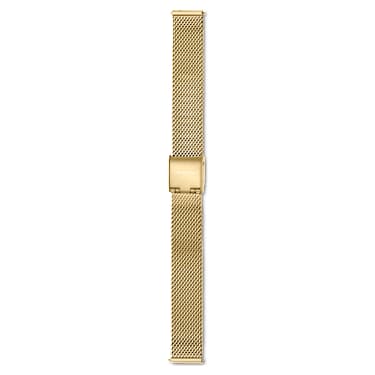 Correa de reloj, 13 mm (0,51") de ancho, Metálica, Acabado tono oro - Swarovski, 5674147