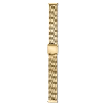 Watch strap, 13 mm (0.51") width, Metal, Gold tone, Gold-tone finish - Swarovski, 5674147