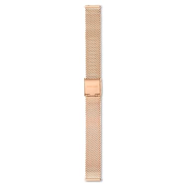 Uhrenarmband, 13 mm Breite, Metall, Roséfarben, Roségoldfarbenes Finish - Swarovski, 5674181