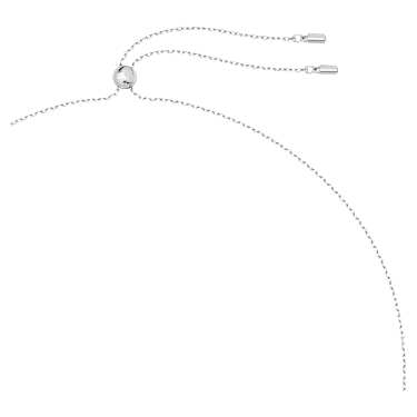 Pendentif Sublima, Lune, Blanc, Métal rhodié - Swarovski, 5674895