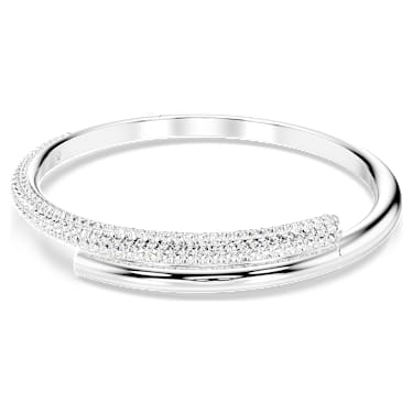 Dextera karperec, Mágneszár, Fehér, Ródium bevonattal - Swarovski, 5674981
