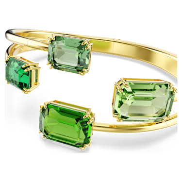Millenia armband, Octagon-slijpvorm, Groen, ‎18k gouden afwerking - Swarovski, 5674994