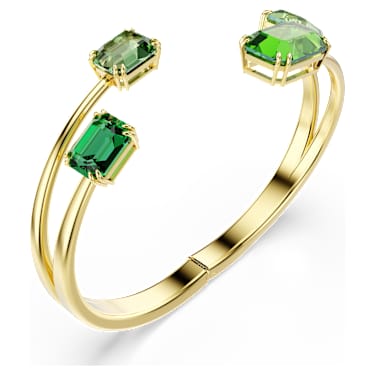 Millenia armband, Octagon-slijpvorm, Groen, ‎18k gouden afwerking - Swarovski, 5674994