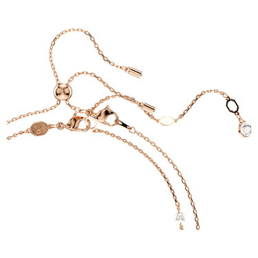 Dragon & Phoenix ketting, Set (2), Crystal Pearl, Drakenklauw, Wit, 18k roségouden afwerking - Swarovski, 5675817