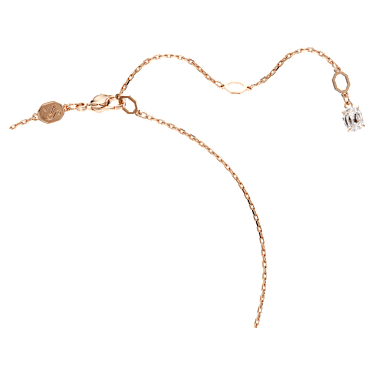 Dragon & Phoenix pendant, Dragon’s claw, White, Rose gold-tone plated - Swarovski, 5675827