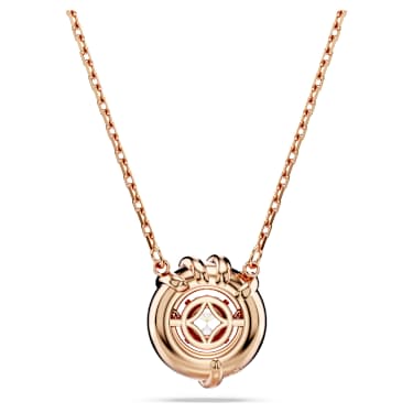 Dragon & Phoenix 鏈墜, 龍爪, 白色, 鍍玫瑰金色調 - Swarovski, 5675827