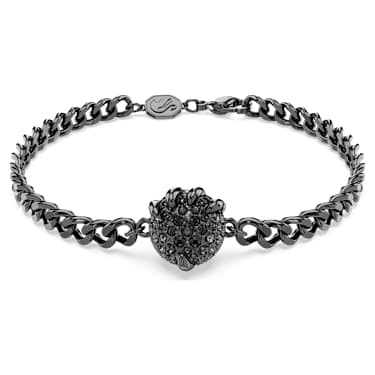 Dragon & Phoenix ブレスレット, ドラゴンの爪, ブラック, ルテニウム・プレーティング | Swarovski