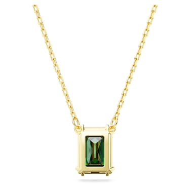14K White Gold Emerald Cut Diamond Solitaire Pendant (1.00 CTW - H-I /  SI1-SI2)