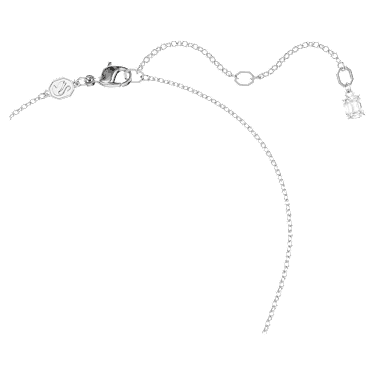 Insigne 펜던트, 라운드 컷, 별, 화이트, 로듐 플래팅 - Swarovski, 5677156